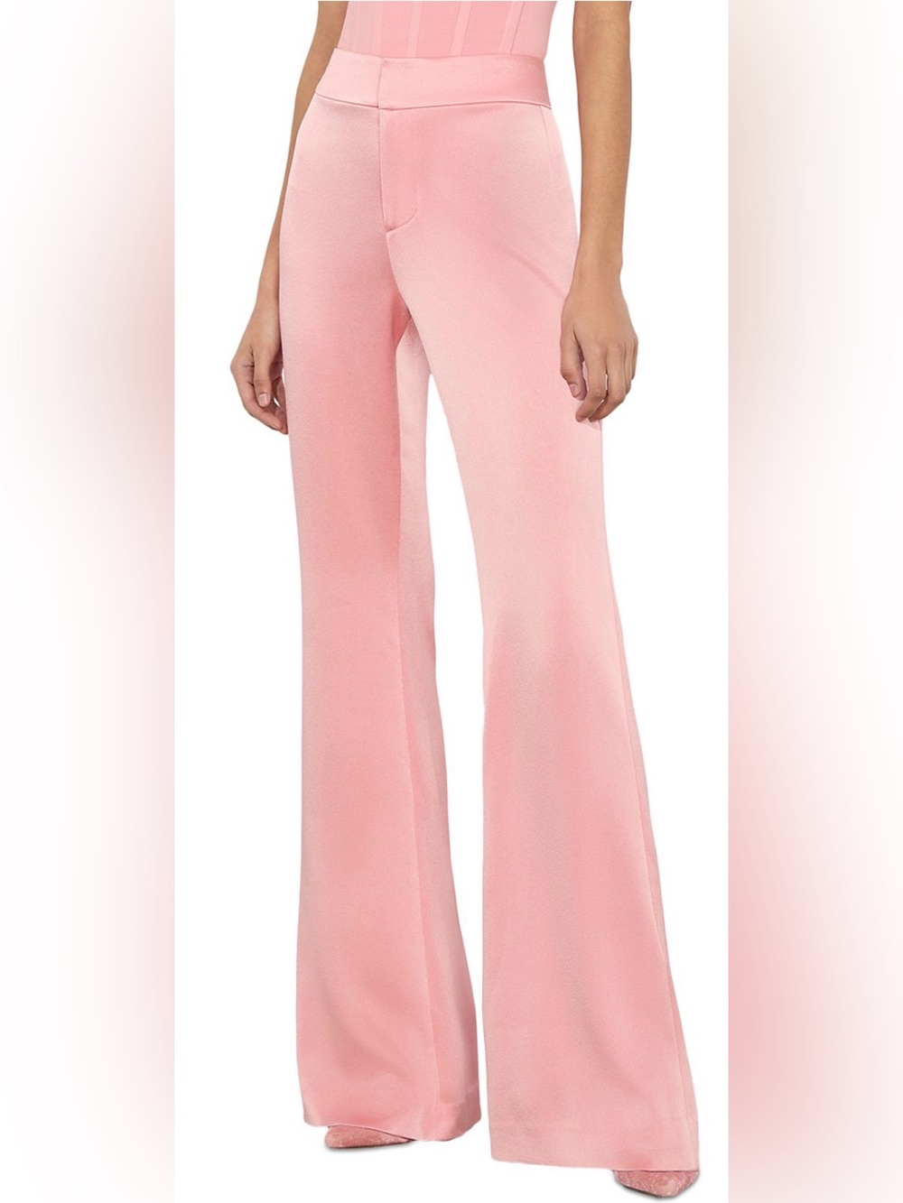 Alice + Olivia Deanna High Rise Bootcut Pants